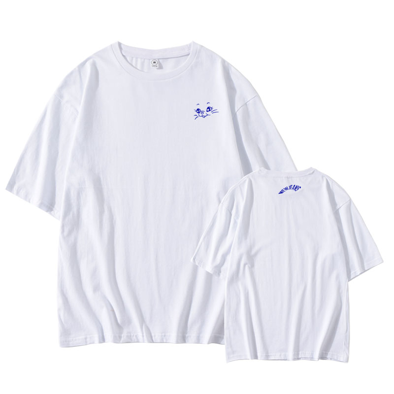 R&G Boutique Bunny Print Short Sleeve T-shirt with cute bunny graphic on soft fabric, perfect for casual wear.