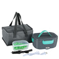 Portable heating lunch box by R&G Boutique with no water injection, ideal for keeping meals warm on the go.