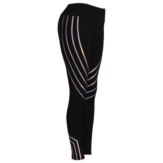 Slim High Waist Print Breathable Leggings