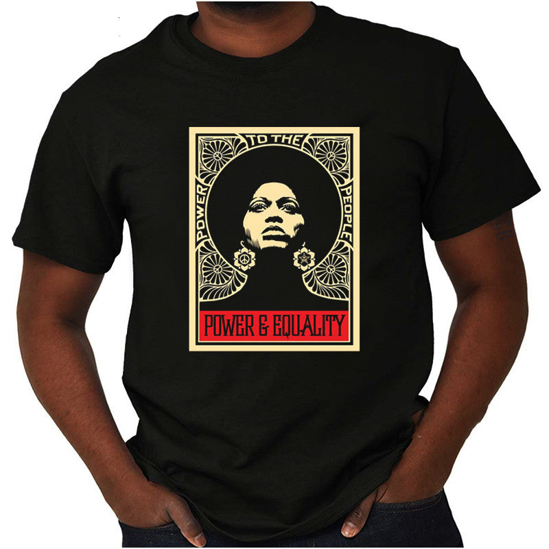 R&G Boutique short sleeve t-shirt with colorful top print design, casual fit, and round neckline.