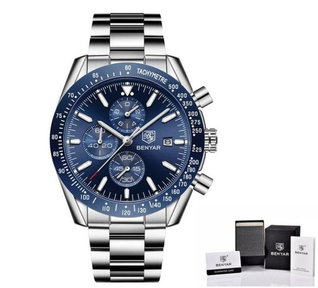 Binya explosion watch male quartz watch multi-function All Season Gifts