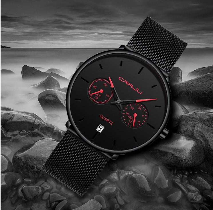 Star fashion simple business men's Watch sports quatz All Season Gifts