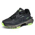R&G Boutique Popcorn Platform Running Sneakers with casual low-top design, featuring sleek black and white color scheme.