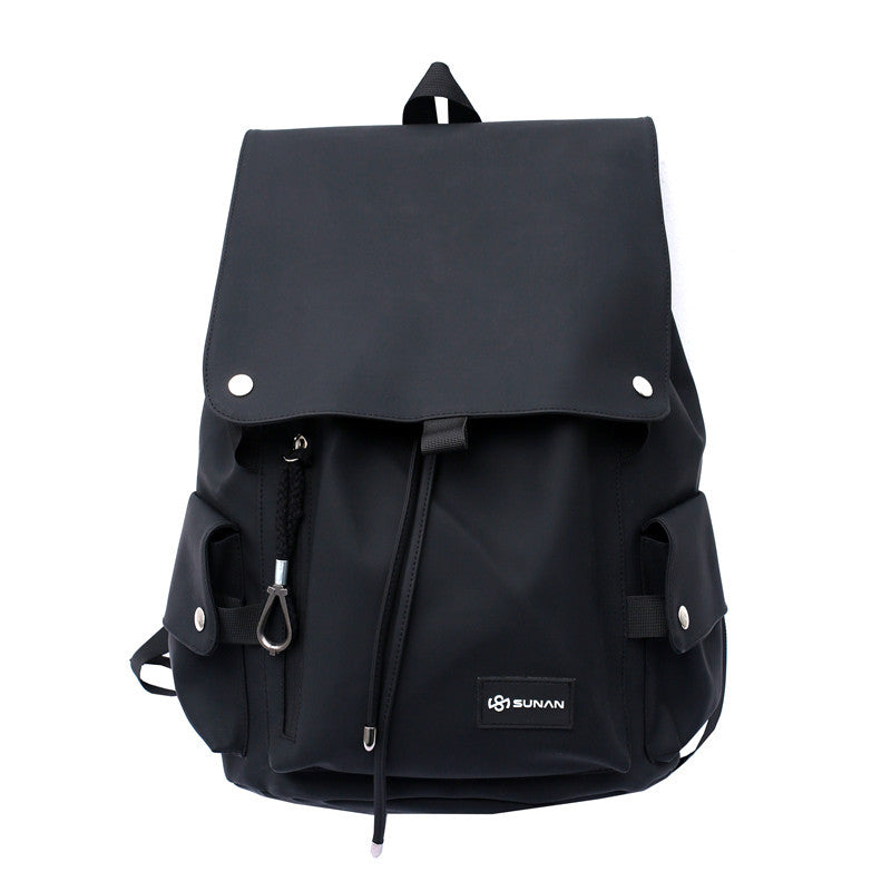 Large-capacity R&G Boutique Ins Backpack with locomotive design, ideal for students and school use, featuring spacious storage.
