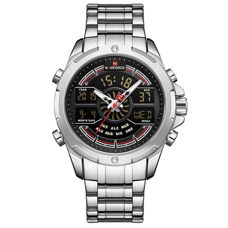 R&G Boutique men's multifunctional sports and leisure watch with digital display and sporty design