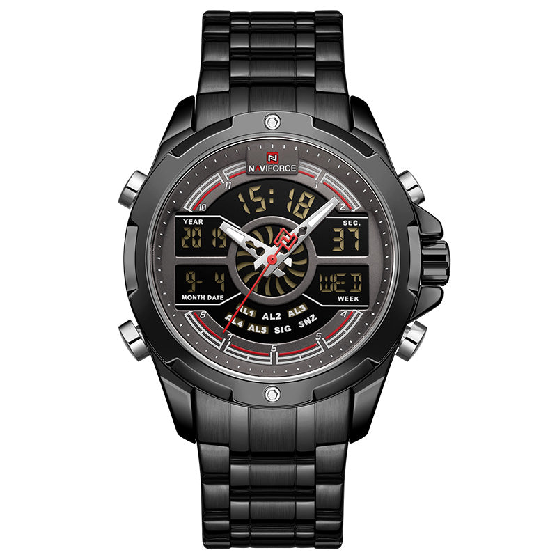 Men's multifunctional sports and leisure watch by R&G Boutique with digital display and durable strap, suitable for active and casual wear.