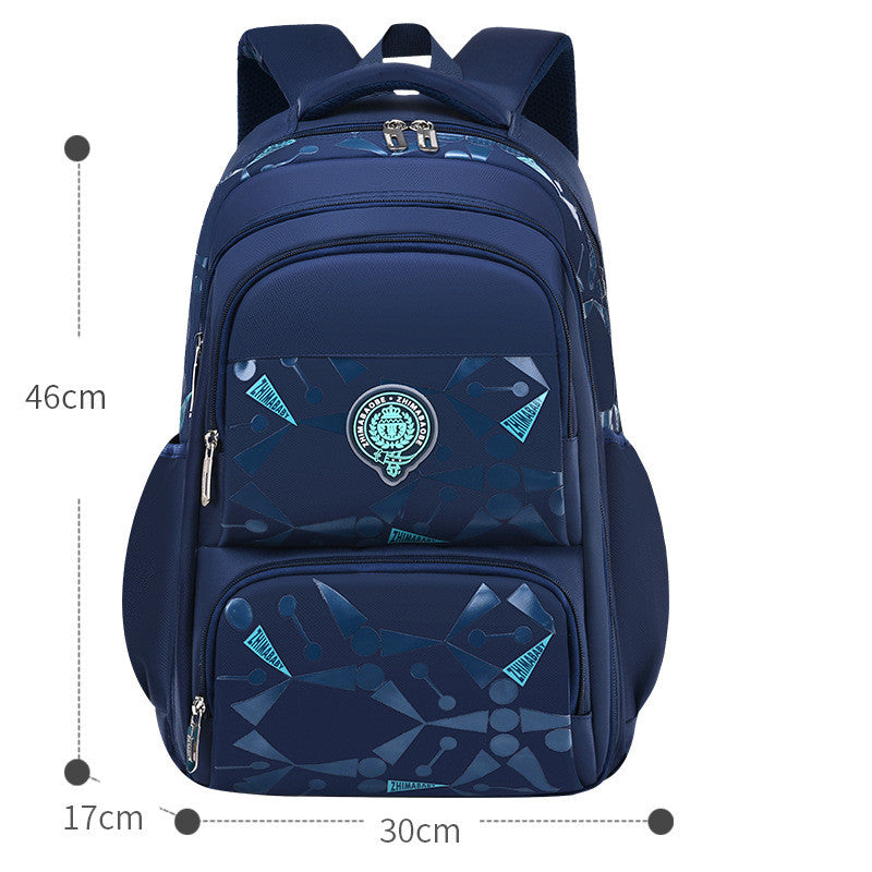 Colorful Korean leisure schoolbag for primary students by R&G Boutique, featuring a playful design for young children.