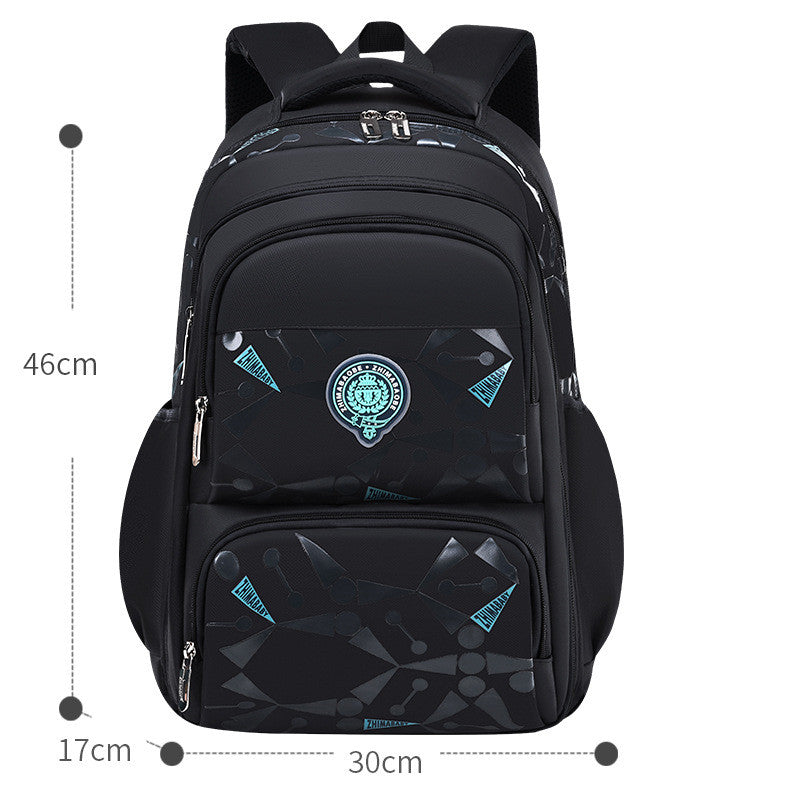 Korean leisure children's schoolbag by R&G Boutique, designed for primary students, featuring colorful and playful patterns.