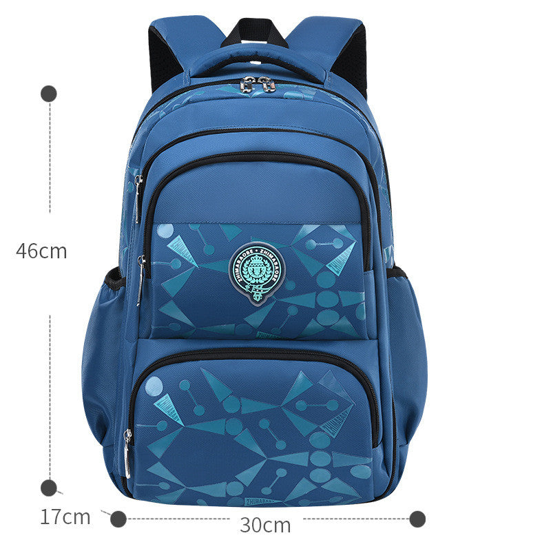Colorful R&G Boutique primary schoolbag for children, Korean leisure style backpack with adjustable straps and playful design