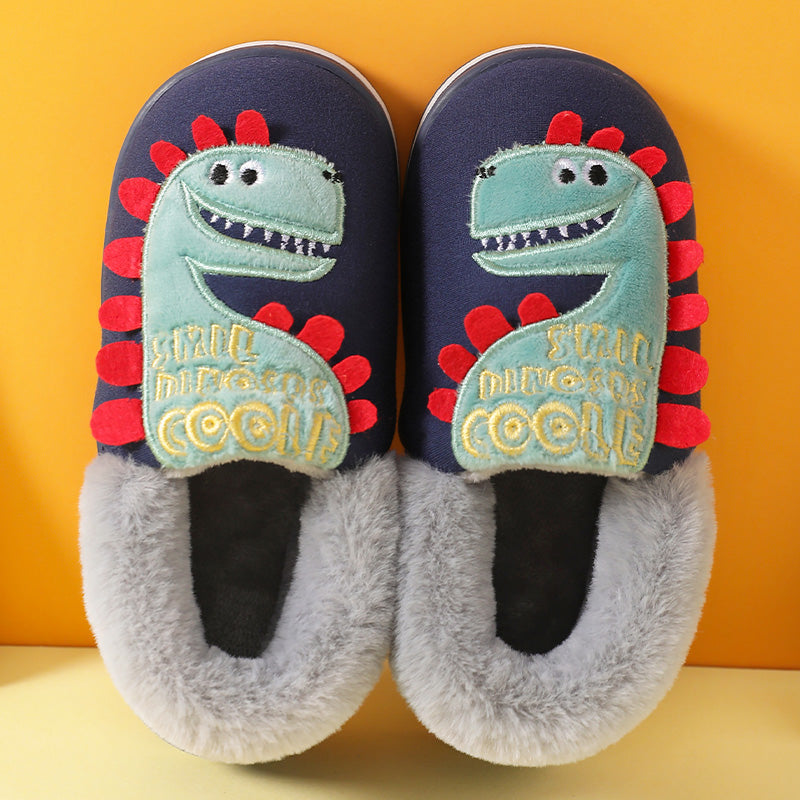 Indoor Home Slippers Boys Girls Winter Anti-slip Shoes Kids Slippers All Season Gifts