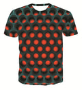 R&G Boutique 3D digital print T-shirt featuring vibrant, detailed abstract design on front, casual fit, and short sleeves.
