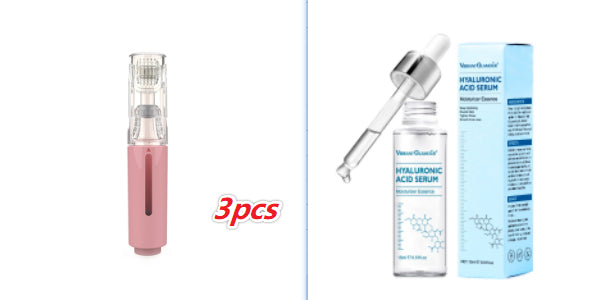 R&G Boutique 3-in-1 lip care and beard growth roller with needle applicator for hair treatment and serum application.