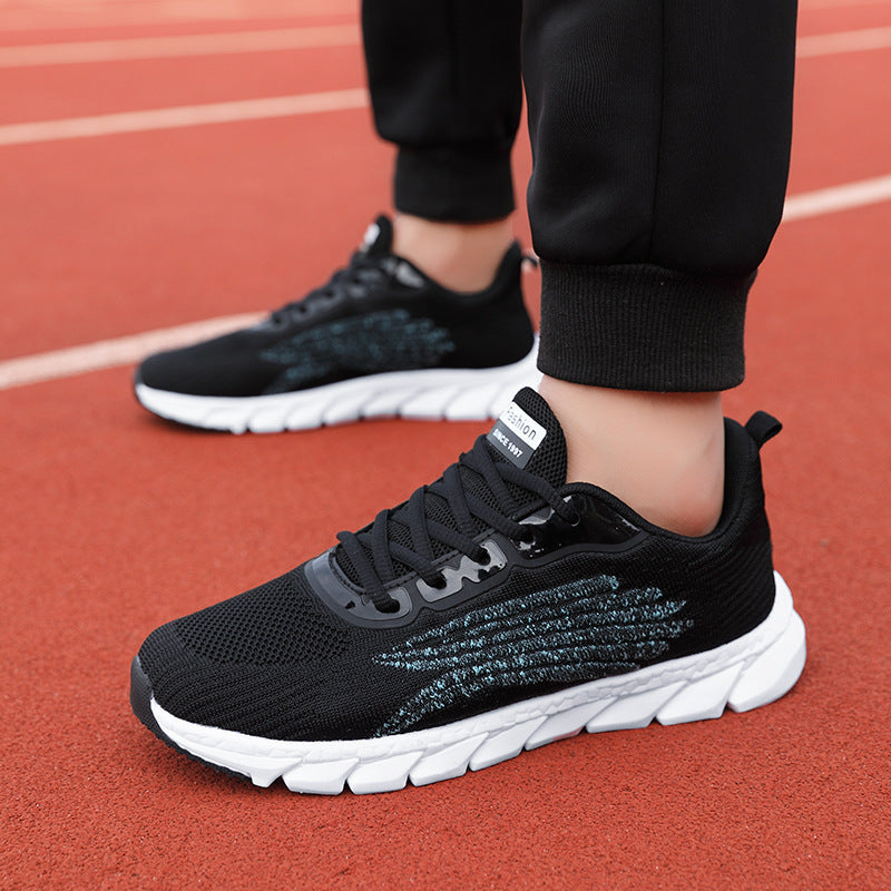 Men's and women's breathable woven running shoes by R&G Boutique, casual sneakers with a lightweight, sporty design.