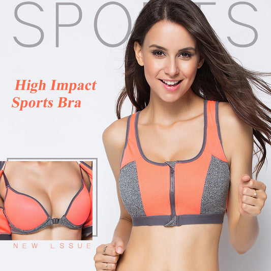 High Impact Push-Up Sports Bra for Women