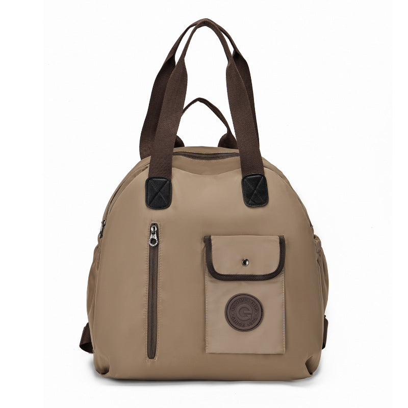 Outdoor lightweight large capacity backpack for women by R&G Boutique, featuring multiple compartments and a versatile design.
