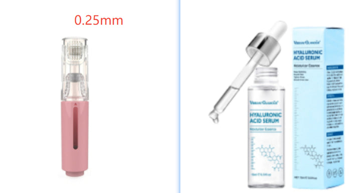 3 In 1 Lip Care Roller Needle Hair Growth Roller Beard Treatment & Serum Applicant