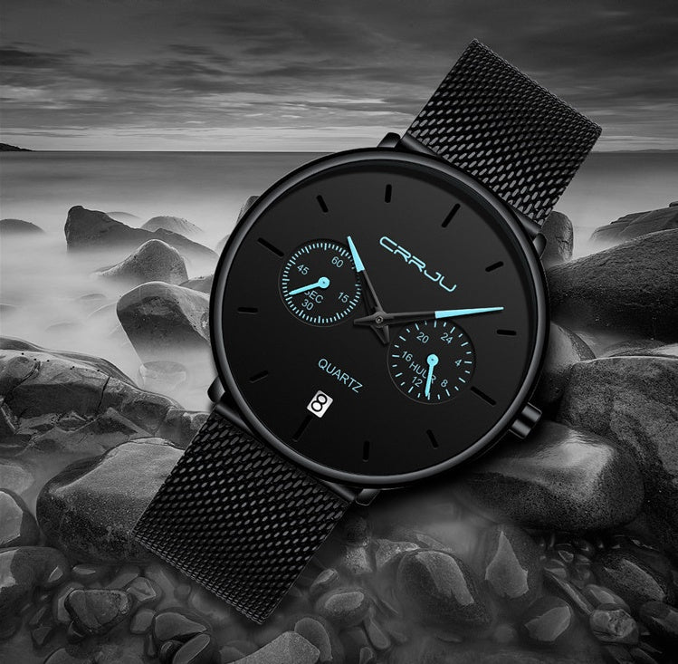 Star fashion simple business men's Watch sports quatz All Season Gifts