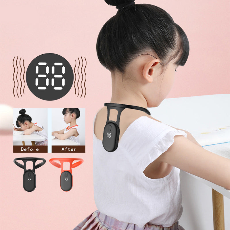 R&G Boutique smart posture corrector device for kids, showing adjustable straps and ergonomic design for improving children's posture.