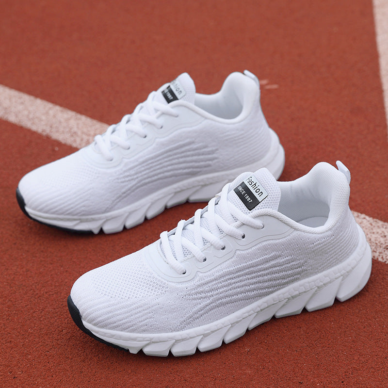 Men's and women's breathable woven running shoes by R&G Boutique, featuring casual design and lightweight construction.
