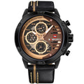 R&G Boutique multifunctional quartz belt watch with digital and analog display, featuring a sleek design and adjustable strap.