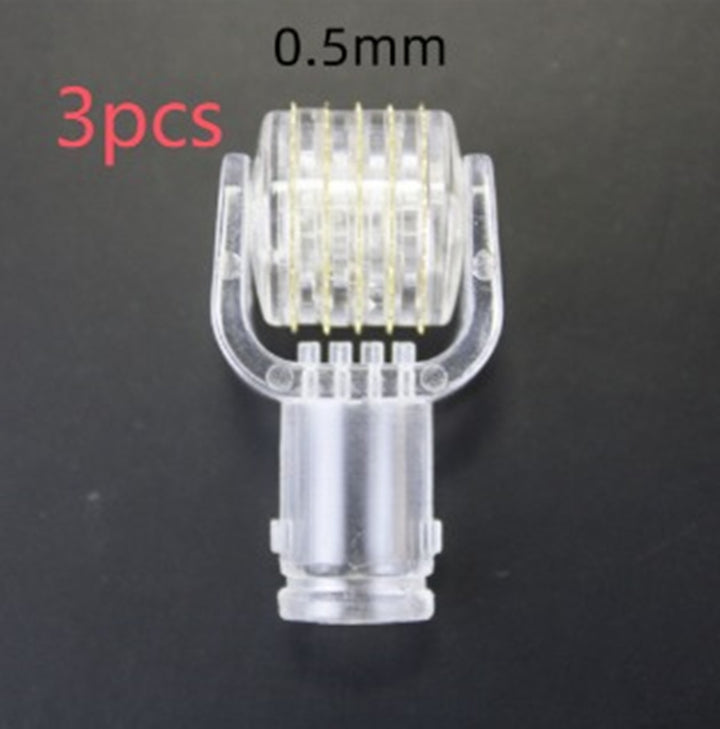 3 In 1 Lip Care Roller Needle Hair Growth Roller Beard Treatment & Serum Applicant