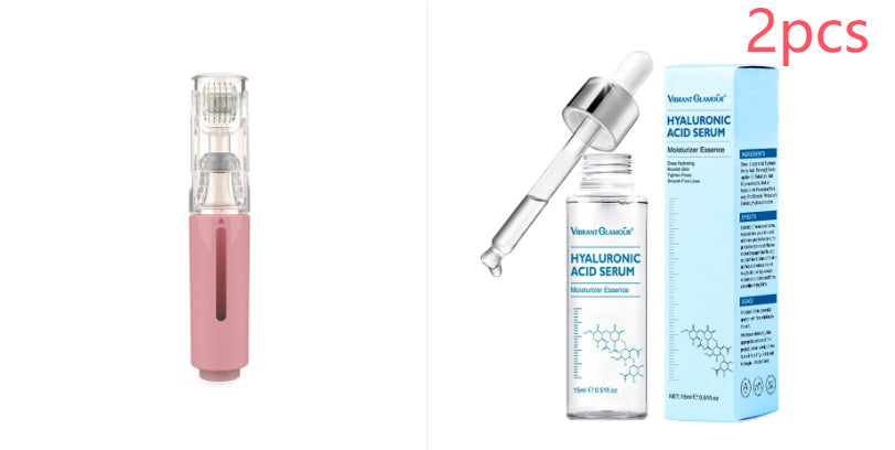 R&G Boutique 3-in-1 lip care and beard growth roller with needle application for hair and skin treatment.