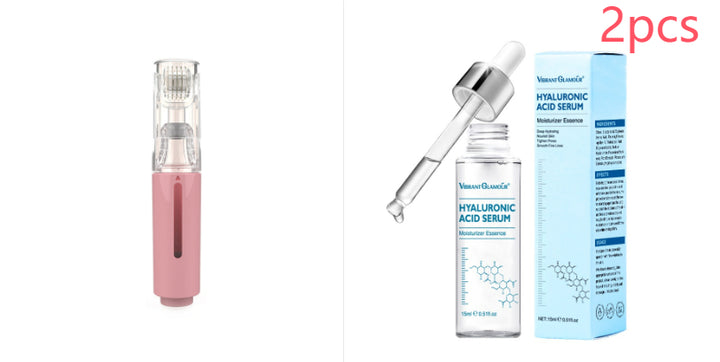 3 In 1 Lip Care Roller Needle Hair Growth Roller Beard Treatment & Serum Applicant