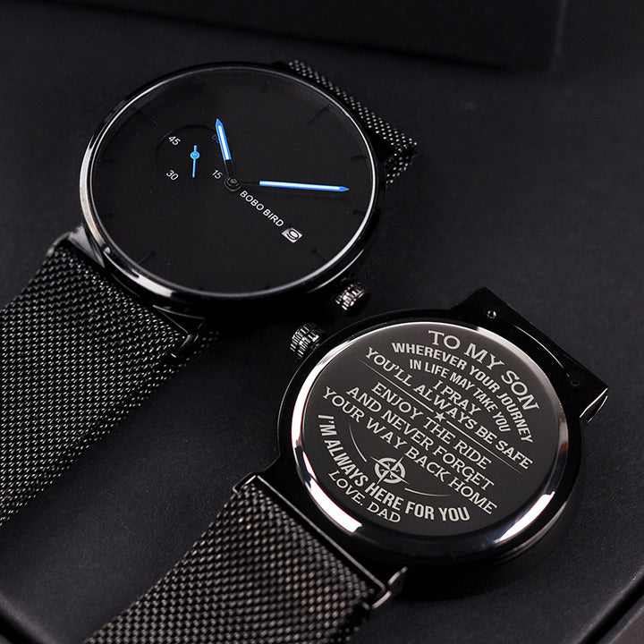 Stainless steel quartz watch All Season Gifts