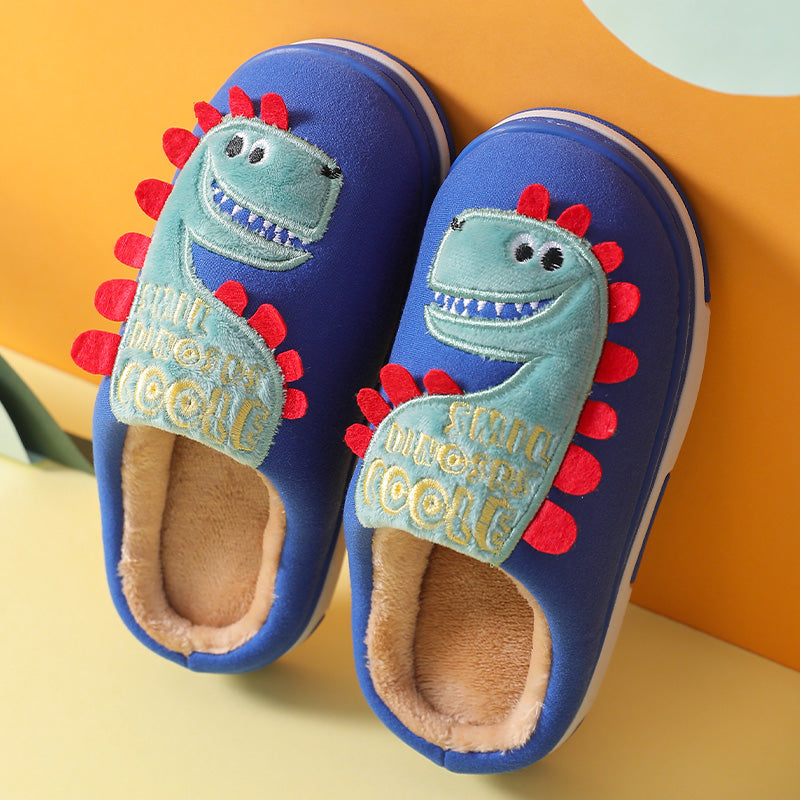 Indoor Home Slippers Boys Girls Winter Anti-slip Shoes Kids Slippers All Season Gifts