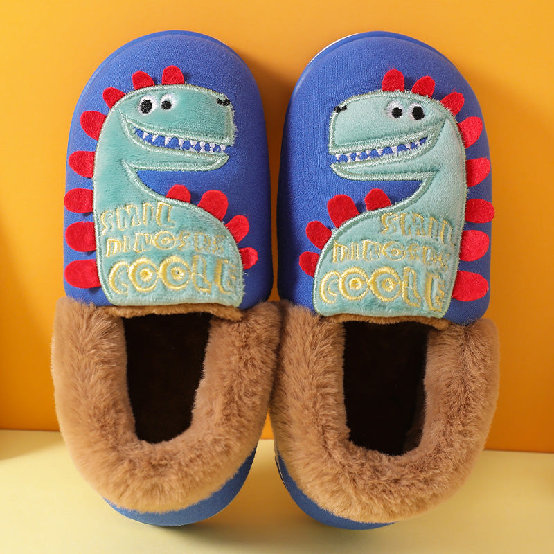 Indoor Home Slippers Boys Girls Winter Anti-slip Shoes Kids Slippers All Season Gifts