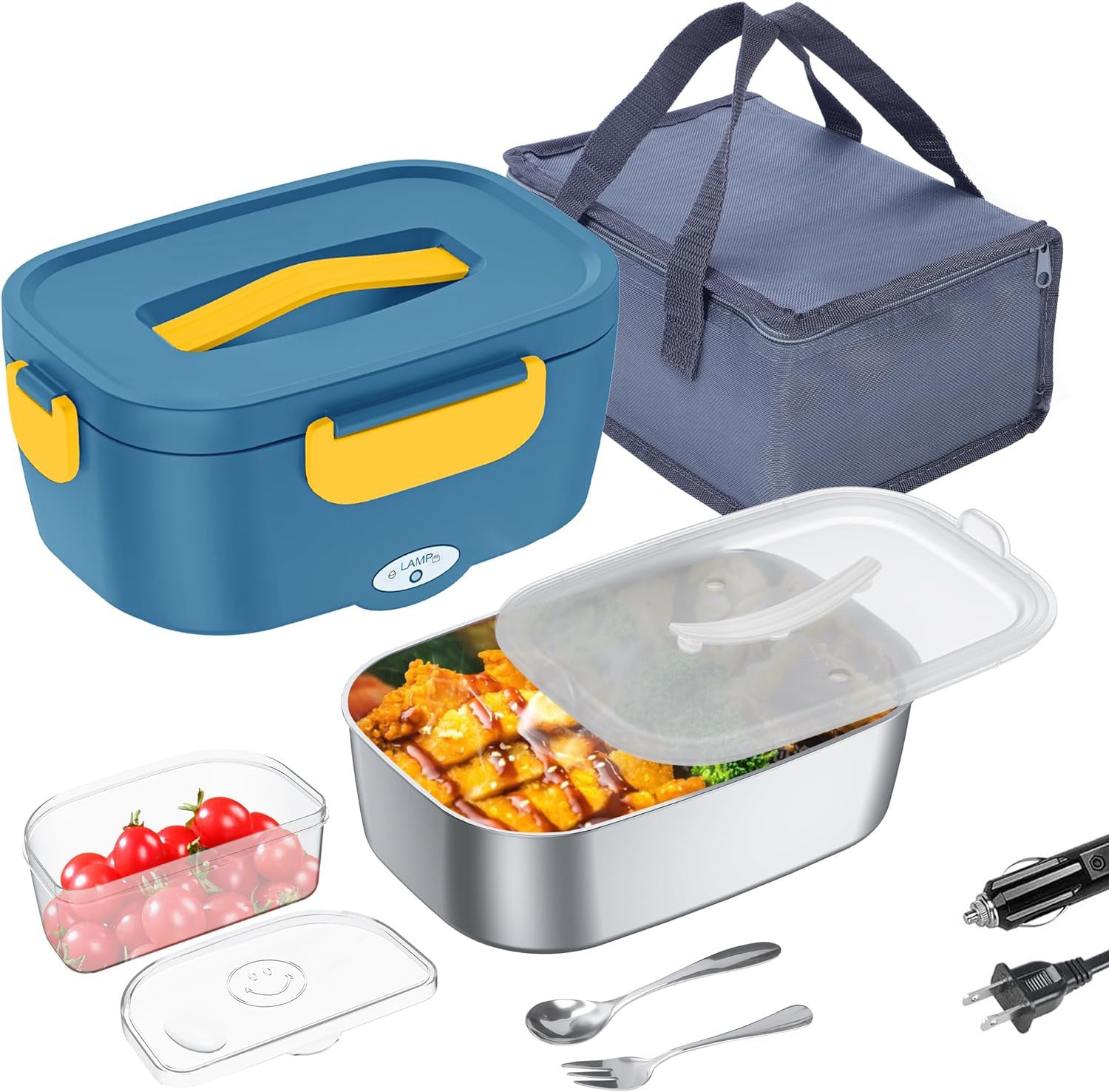 Portable No Water Injection Heating Lunch Box by R&G Boutique, compact gadget for easy on-the-go food warming.