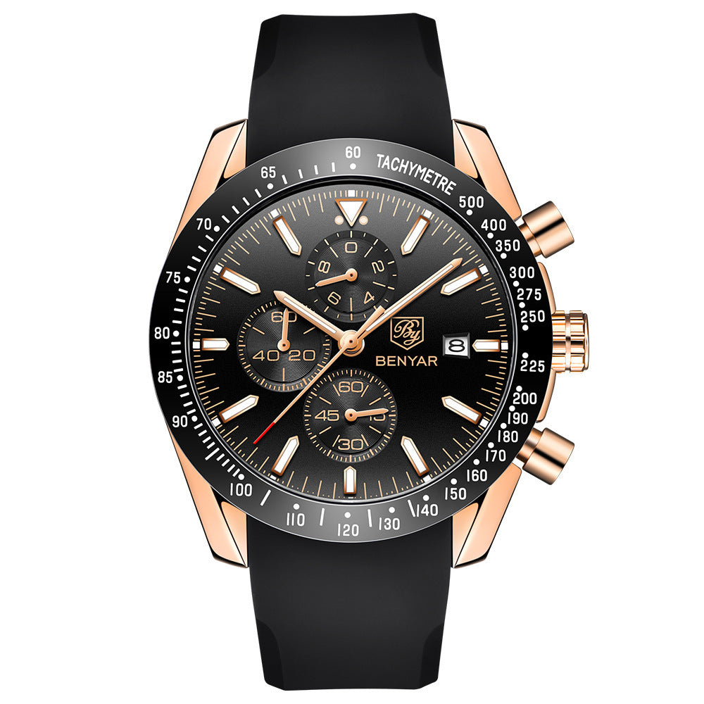 Binya explosion watch male quartz watch multi-function All Season Gifts