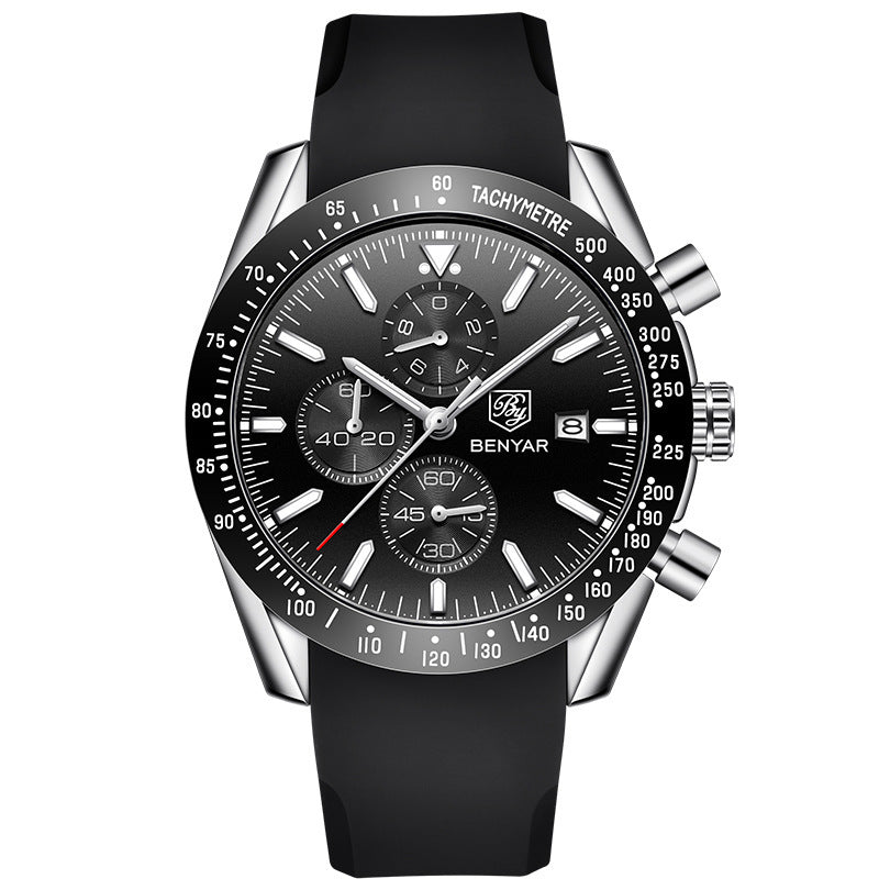 Binya explosion watch male quartz watch multi-function All Season Gifts