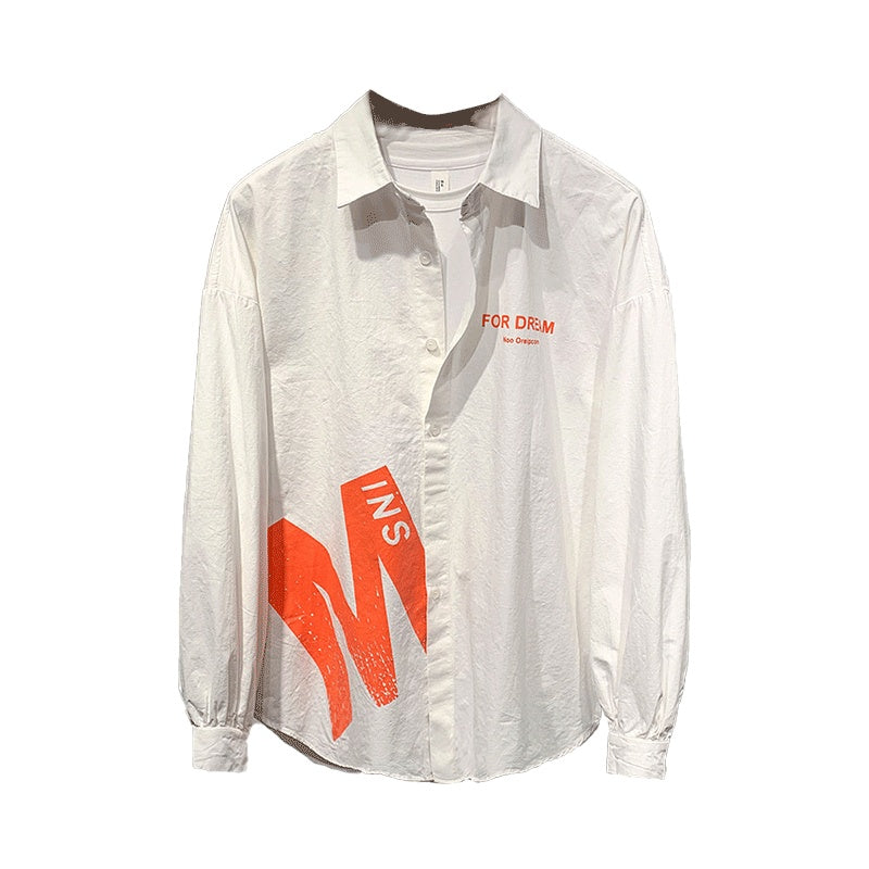 Creative letter print sunscreen shirt by R&G Boutique featuring a stylish design with colorful lettering on lightweight fabric.