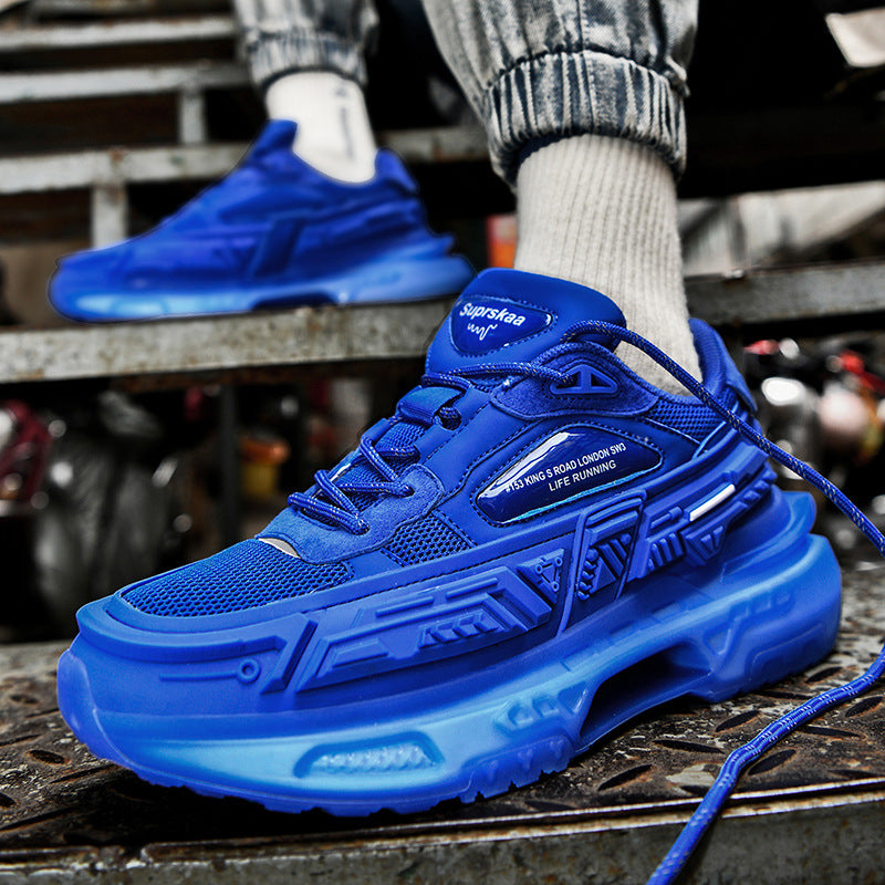 R&G Boutique Popcorn Platform Running Sneakers with casual low-top design and mecha-inspired details in vibrant colors.