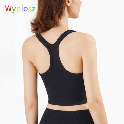 Wyplosz Nude Sports Shockproof Bra Women's Underwear Sports Bras Vest Sportswear Gym Sports Vest Top Crop Sports Top Brassiere
