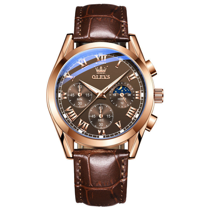 Luminous Chronograph Waterproof Quartz Men's Watch All Season Gifts