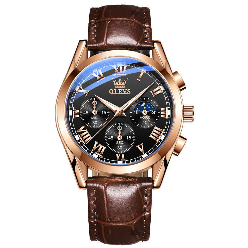 Luminous Chronograph Waterproof Quartz Men's Watch All Season Gifts