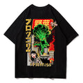 Wild vegetable print couple T-shirt by R&G Boutique, featuring colorful vegetable illustrations on a casual cotton T-shirt.