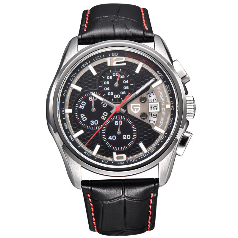 Men's multifunctional sports watch by R&G Boutique featuring a digital display and sporty design.