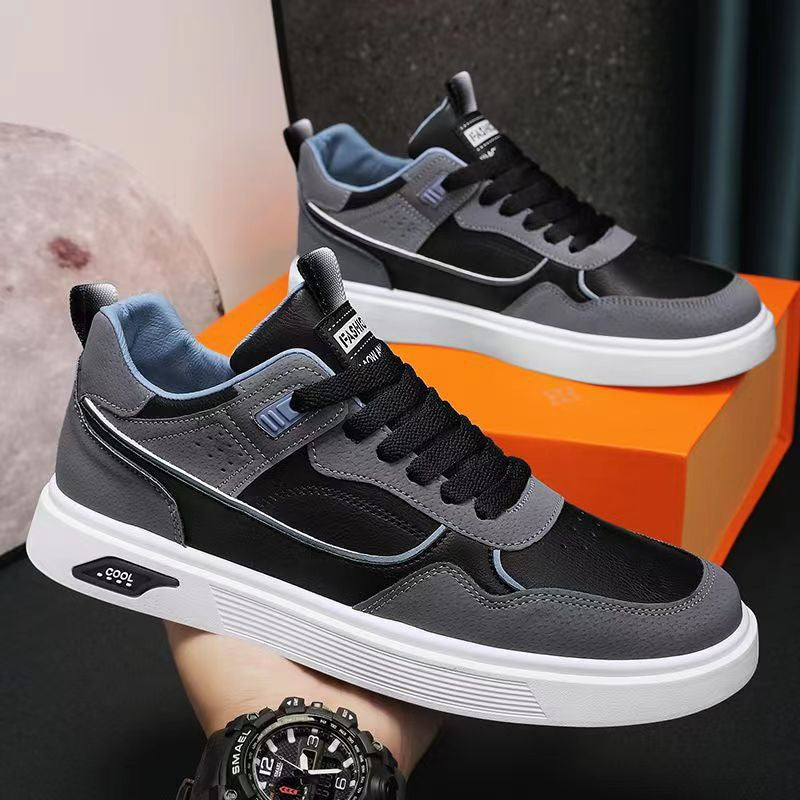 Men's versatile flat casual shoes from R&G Boutique, featuring a sleek design and comfortable fit, shown in a neutral color.