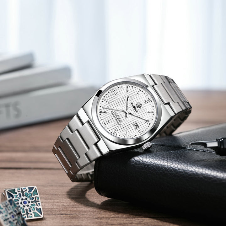 Butterfly Clasp Men's Quartz Swiss Watch