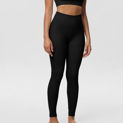 Anti-Visible Line Sports Yoga Butt-Lifting Leggings Women's High-Waist Hip-Padded Abdominal Support Long Pants