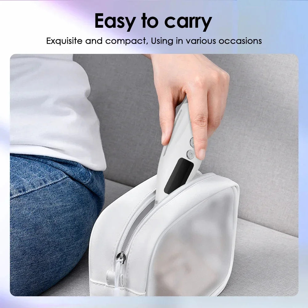 Portable 7-Color LED Light Therapy Face & Neck Massager | Skin Tightening & Facial Beauty Device