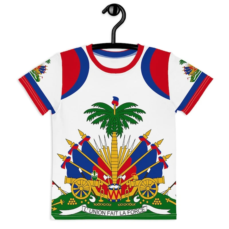 Haitian Flag T-shirt Men 3D Print