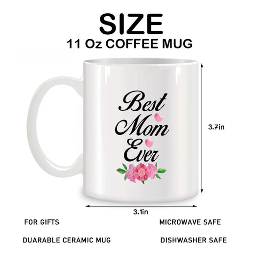Best Mom ever New Ceramic Mug R&G Boutique