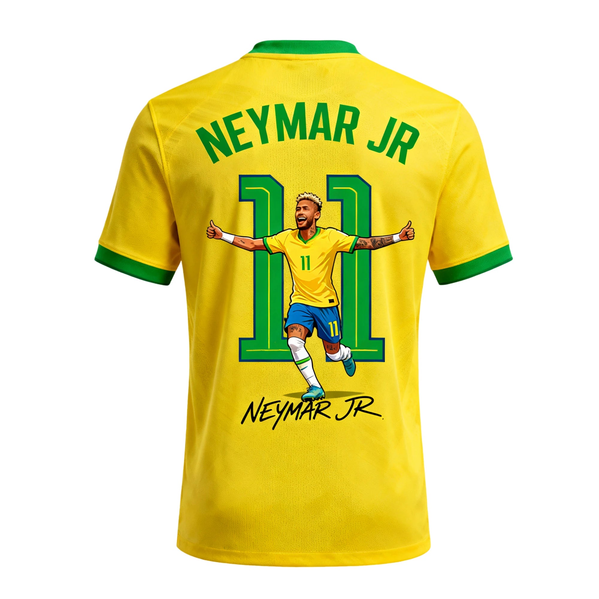 Hot Selling Neymar Commemorative Football T Shirt