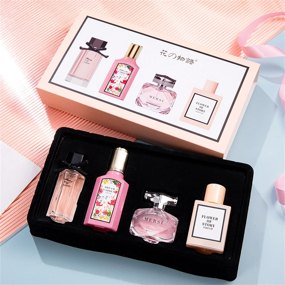 4 Piece Set Plant Floral Scent Pheromone Lasting Fragrance