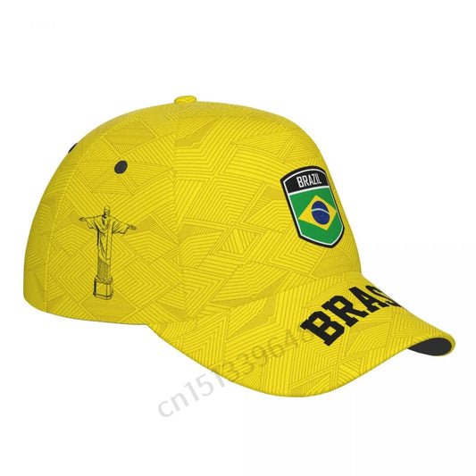 Brazil 3D Soccer Hats All Season Gifts