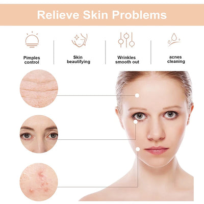 High Frequency Facial Wand Machine | Orange Neon & Argon Skin Care Device for Home Use